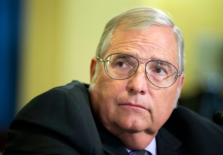 Retired medical director Samuel Foote, of the Diamond Community-Based Outpatient Center, Phoenix VA Health Care System, Veterans Health Administration, testifies during a House Committee on Veterans' Affairs hearing on 