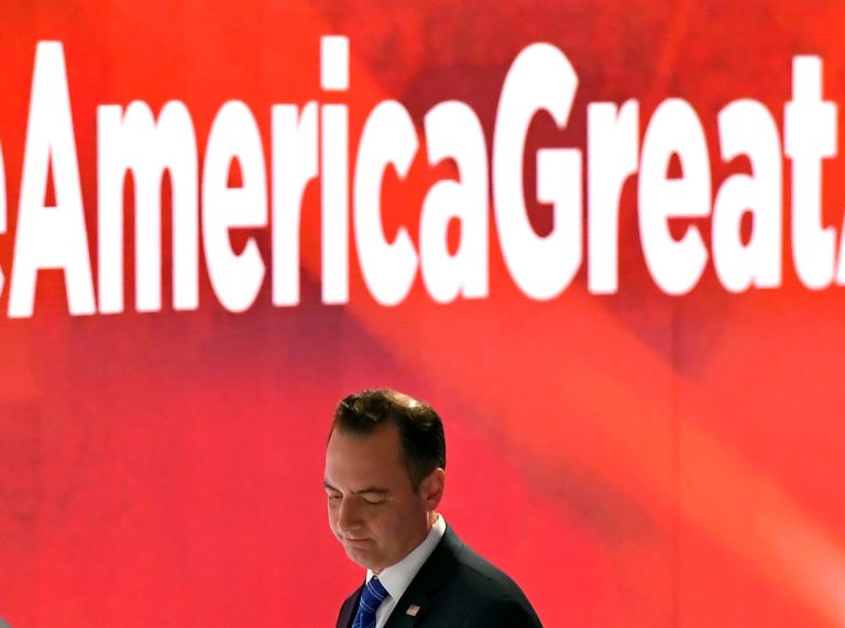 A report that the Republican National Committee is struggling with Donald Trump's latest controversy is mistaken, a spokesman said Sunday. (AP Photo/Mark J. Terrill)