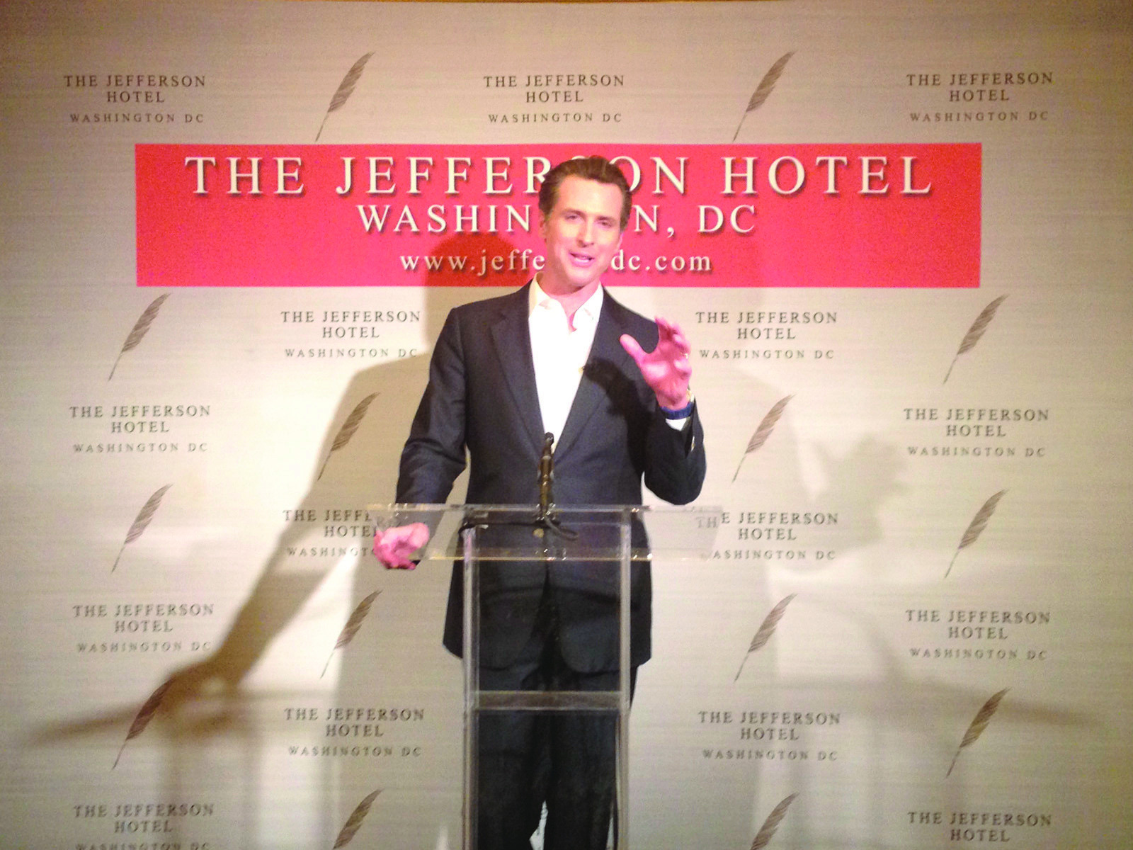 Newsom not running for another office yet, but may soon return to TV
