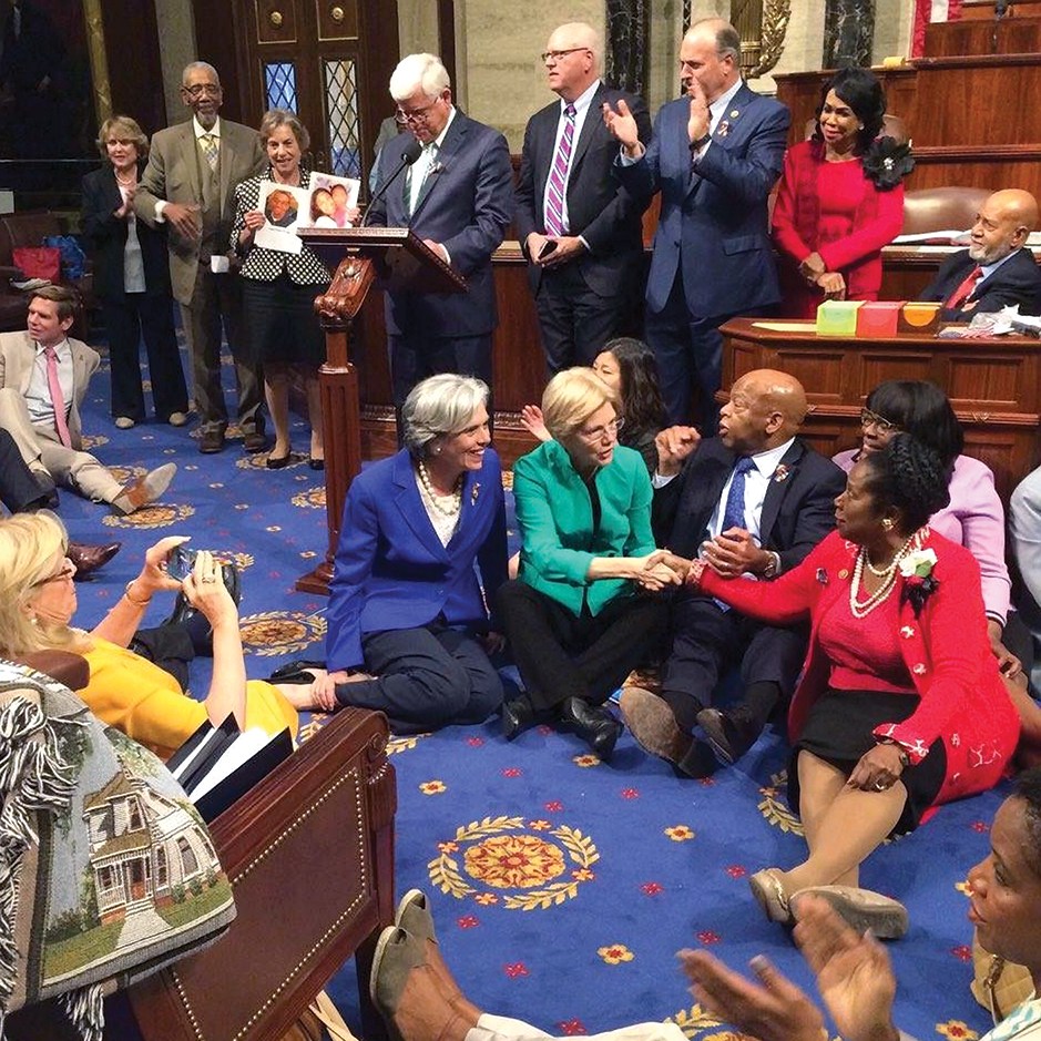 Anti-Civil-Rights Sit-in