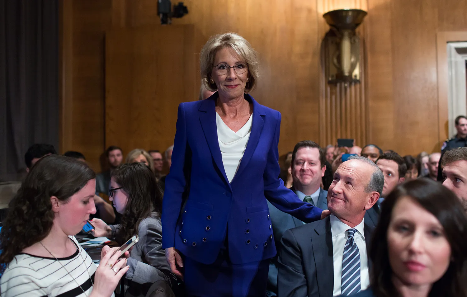DeVos set for noon vote as Democrats lose hope