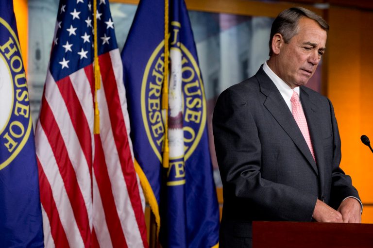 A majority of House Republicans on Wednesday rejected a leadership-proposed bill to fund the government.Â (AP Photo/Jacquelyn Martin)