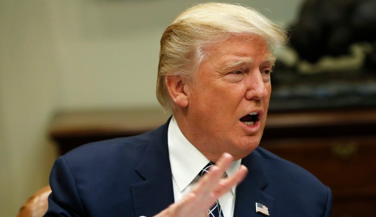 Sanders avoided spelling out what actions the administration might take to hasten the system's collapse. (AP Photo/Pablo Martinez Monsivais)