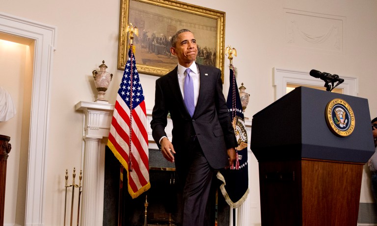 President Obama also decided to give leeway to the Iranian regime in pursuing its regional agenda, lest it walk away from the nuclear deal. This has cost the U.S. its regional allies and hundreds of thousands of people their lives. (AP Photo/Jacquelyn Martin)