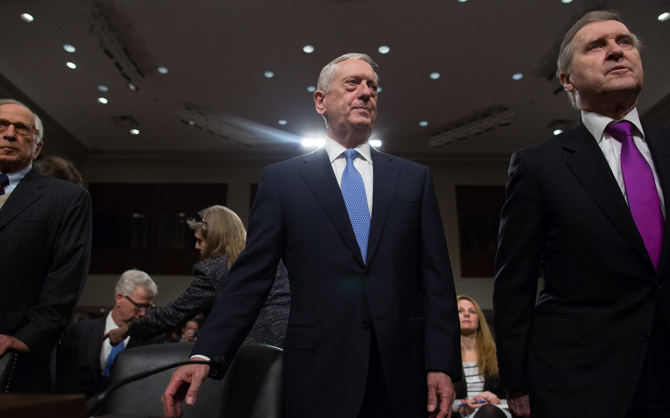 ‘We have to live up to it’: Mattis breaks with Trump on Iran deal