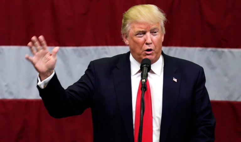 "Very interesting election currently taking place in France," Trump tweeted.