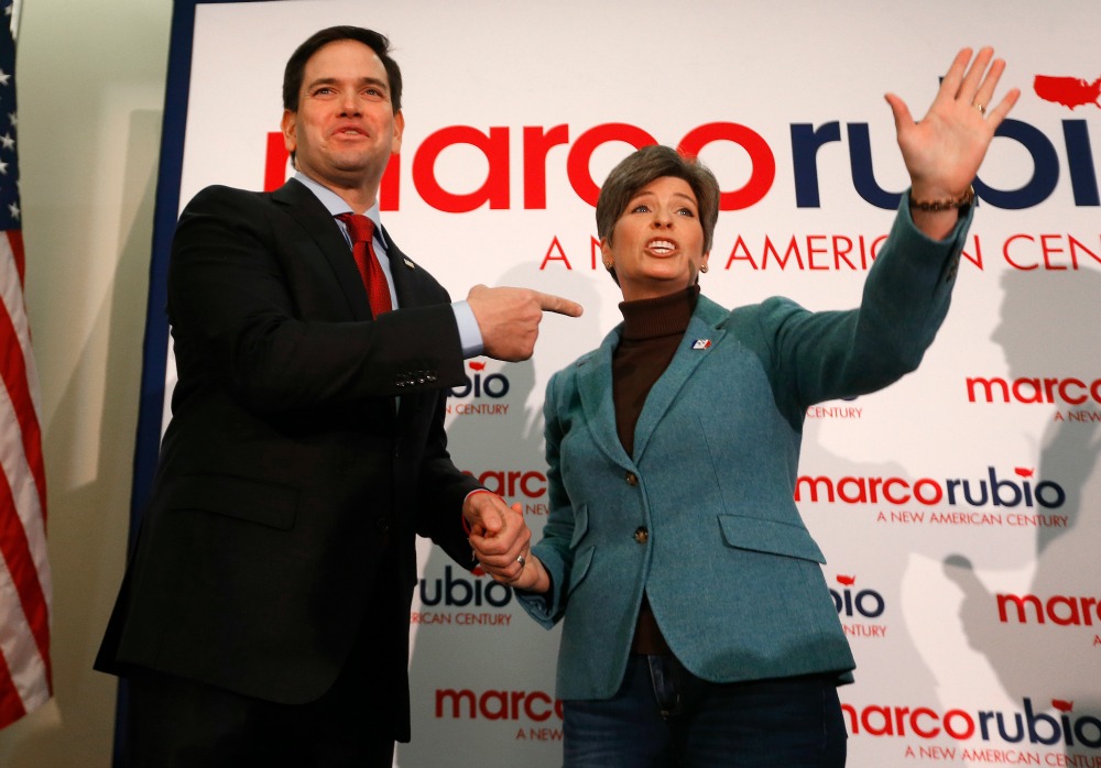 Ernst touts Rubio foreign policy mettle