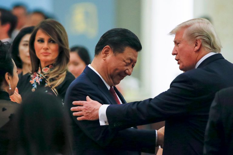 President Trump must flip the deck on President Xi. (Thomas Peter/Pool Photo via AP)