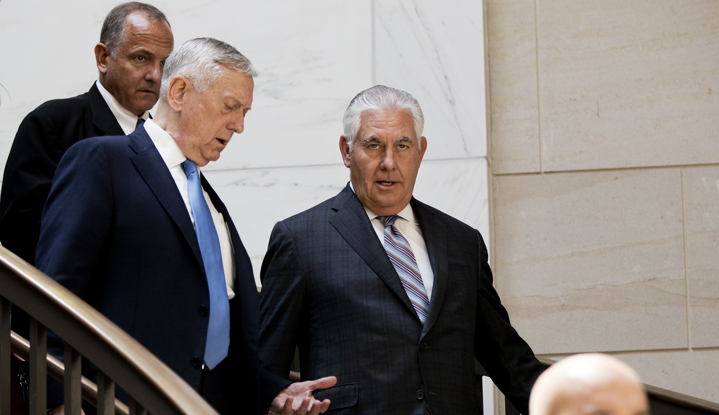 Jim Mattis and Rex Tillerson will testify as Senate war authorization debate heats up