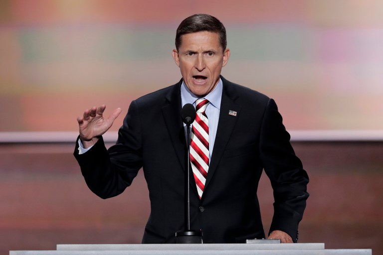 Retired Lt. Gen. Michael Flynn said President Obama has been soft on terrorism and pre-occupied with political correctness. (AP Photo/J. Scott Applewhite)