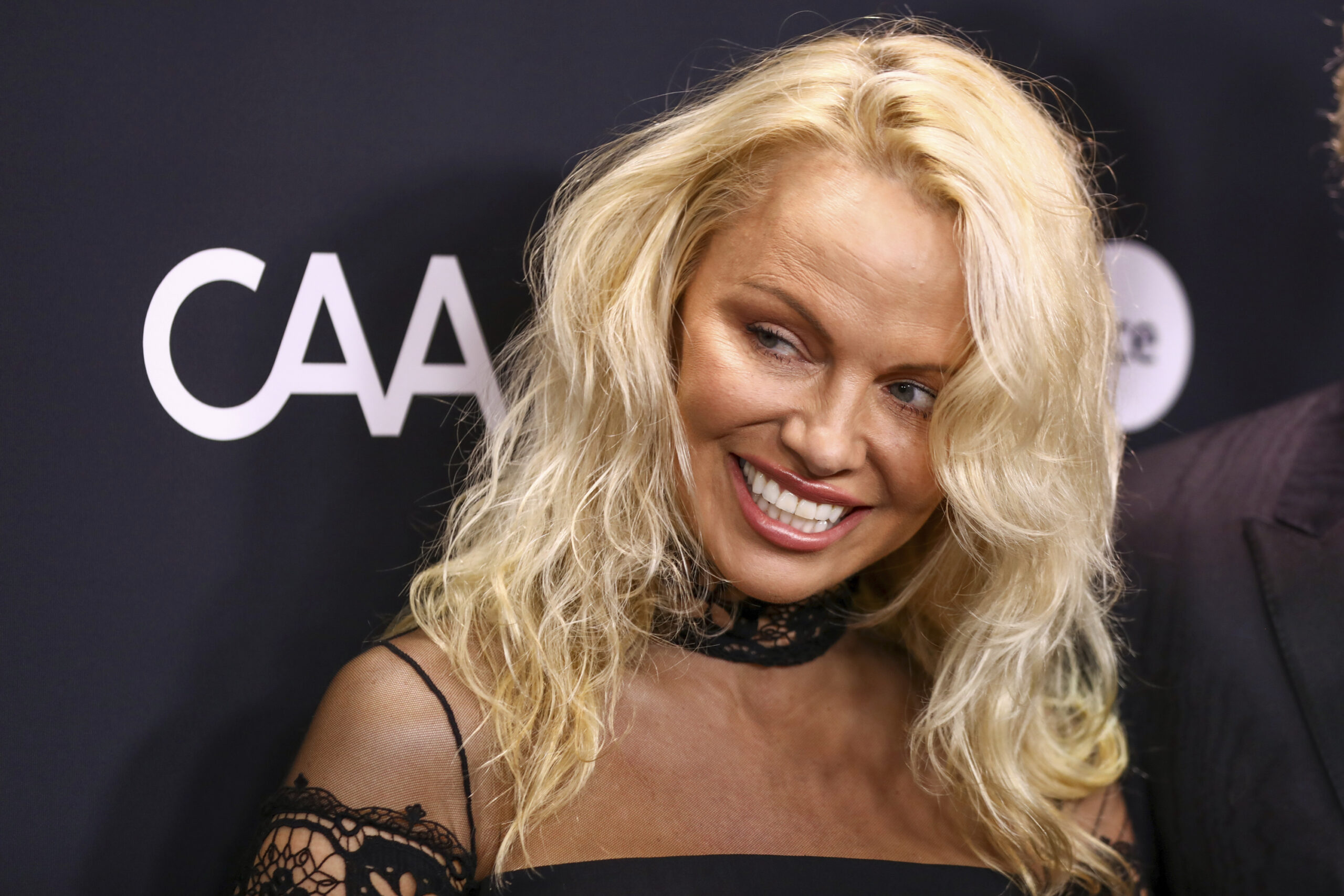 Pamela Anderson presses French presidential candidates on Julian Assange