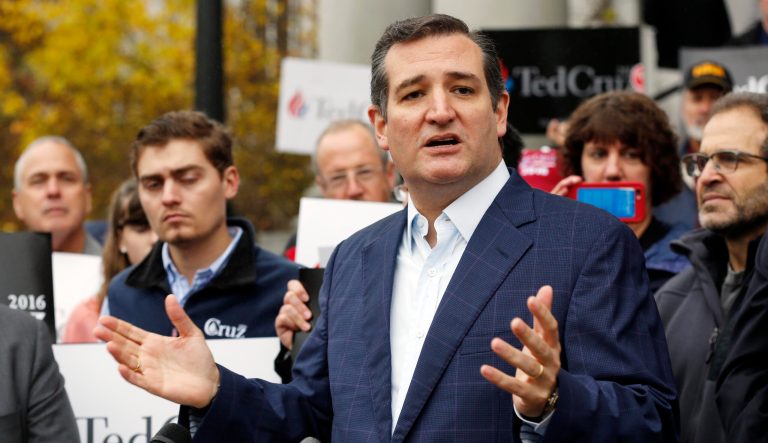 Republican presidential candidate Sen. Ted Cruz, R-Texas, said 