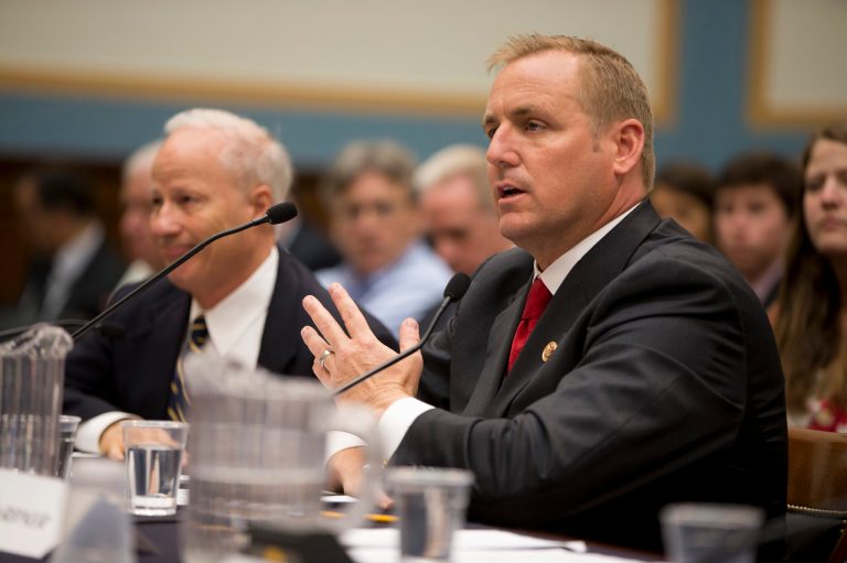 Rep. Mike Coffman, R- Colo., left, and Rep. Jeff Denham, R-Calif., argued to their House Republican colleagues that immigration reform is a family values issue. (AP File)