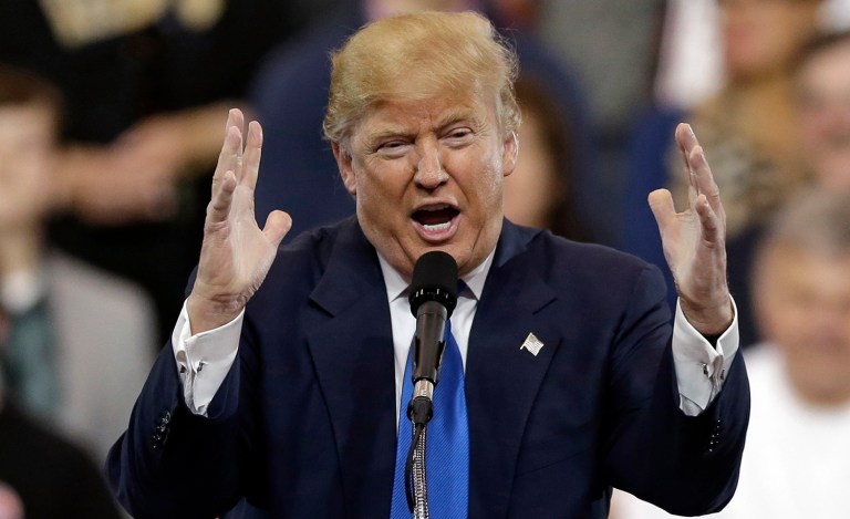 While Trump might think he can reach across the aisle, hopes of bipartisanship are fleeting delusions. (AP Photo/Tony Dejak)