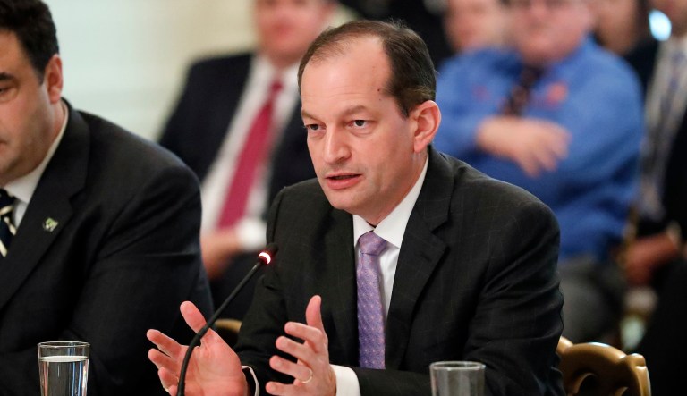 Rhea Lana holds what are essentially big semiannual yard sales. (AP Photo/Alex Brandon)