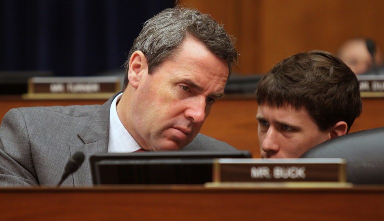 "The GOP should focus on repealing & replacing Obamacare, not trying to save it," Rep. Mark Walker tweeted from the Republican Study Committee account. 