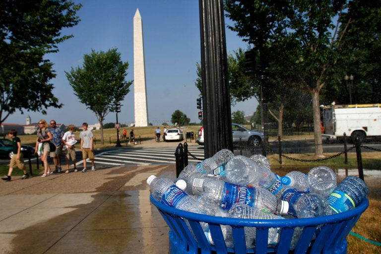 As the mercury climbs in Washington, D.C, during the summer, the need for water on the National Mall is palpable and real. The teenagers who rose to meet the challenge did the right thing, but handcuffing them, as the police would do to drug dealers, sends the message that they did something wrong. (AP Photo/Jacquelyn Martin)