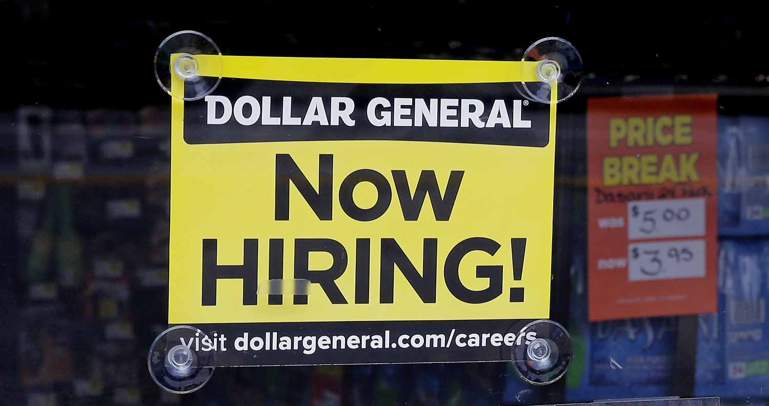Hiring falls for third straight month