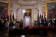 Trump, thankfully, uses teleprompter at Holocaust museum