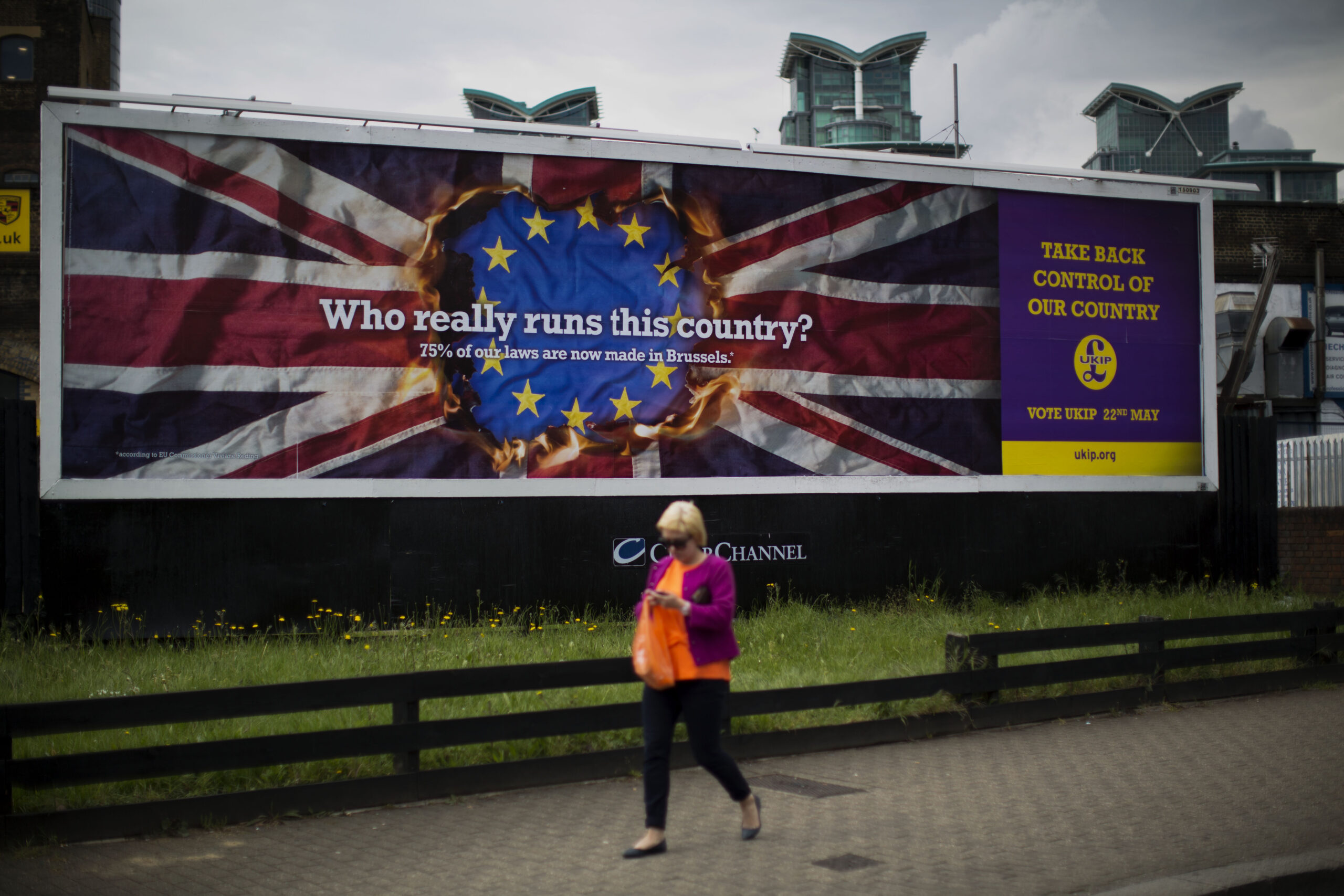 British anti-EU party focuses on immigrant threat