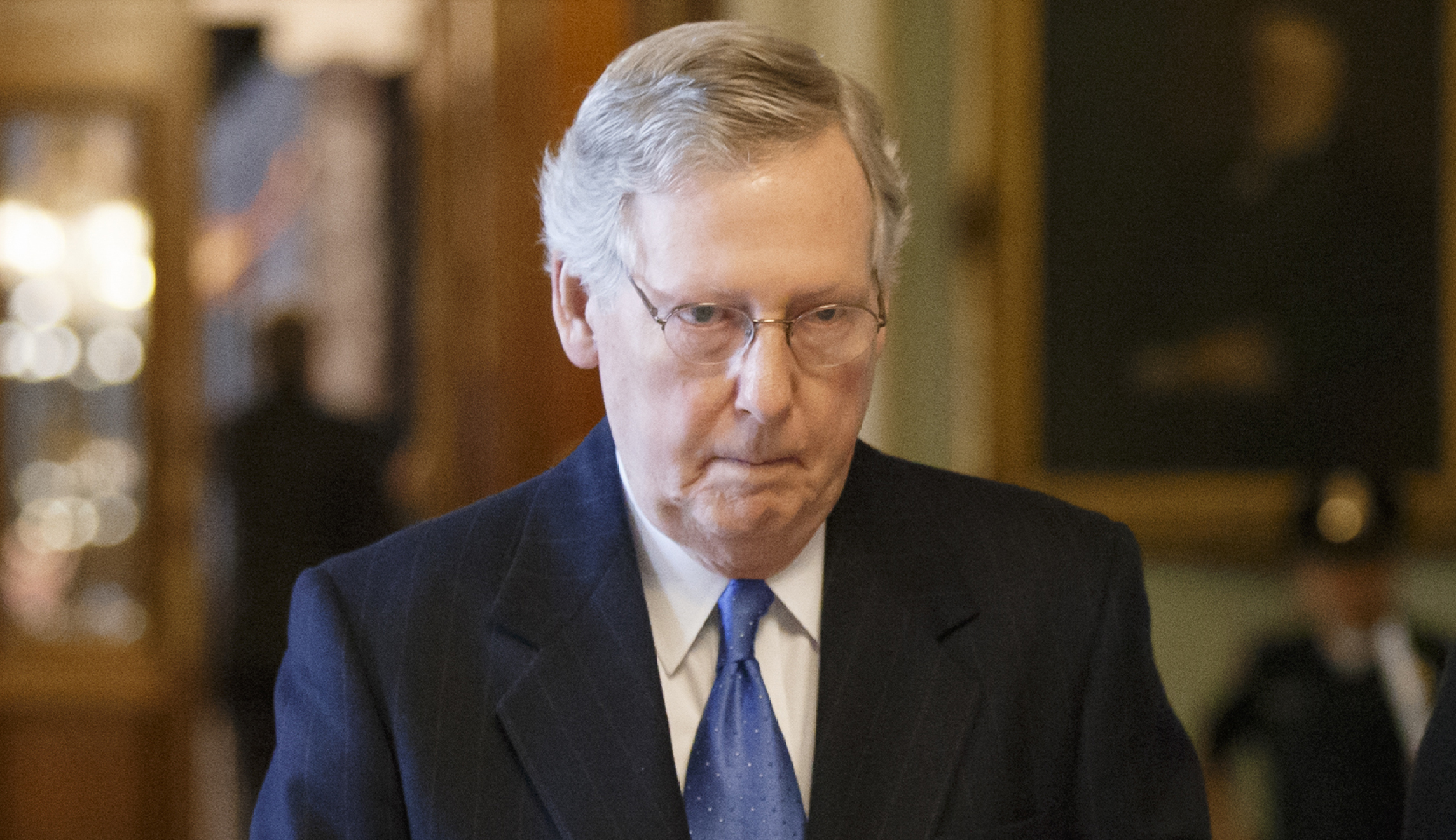 Mitch McConnell pins his Obamacare defeat on Democrats
