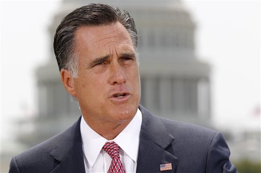 Republican presidential candidate Mitt Romney broke fundraising records by bringing in more than $106 million last month.  (AP Photo)