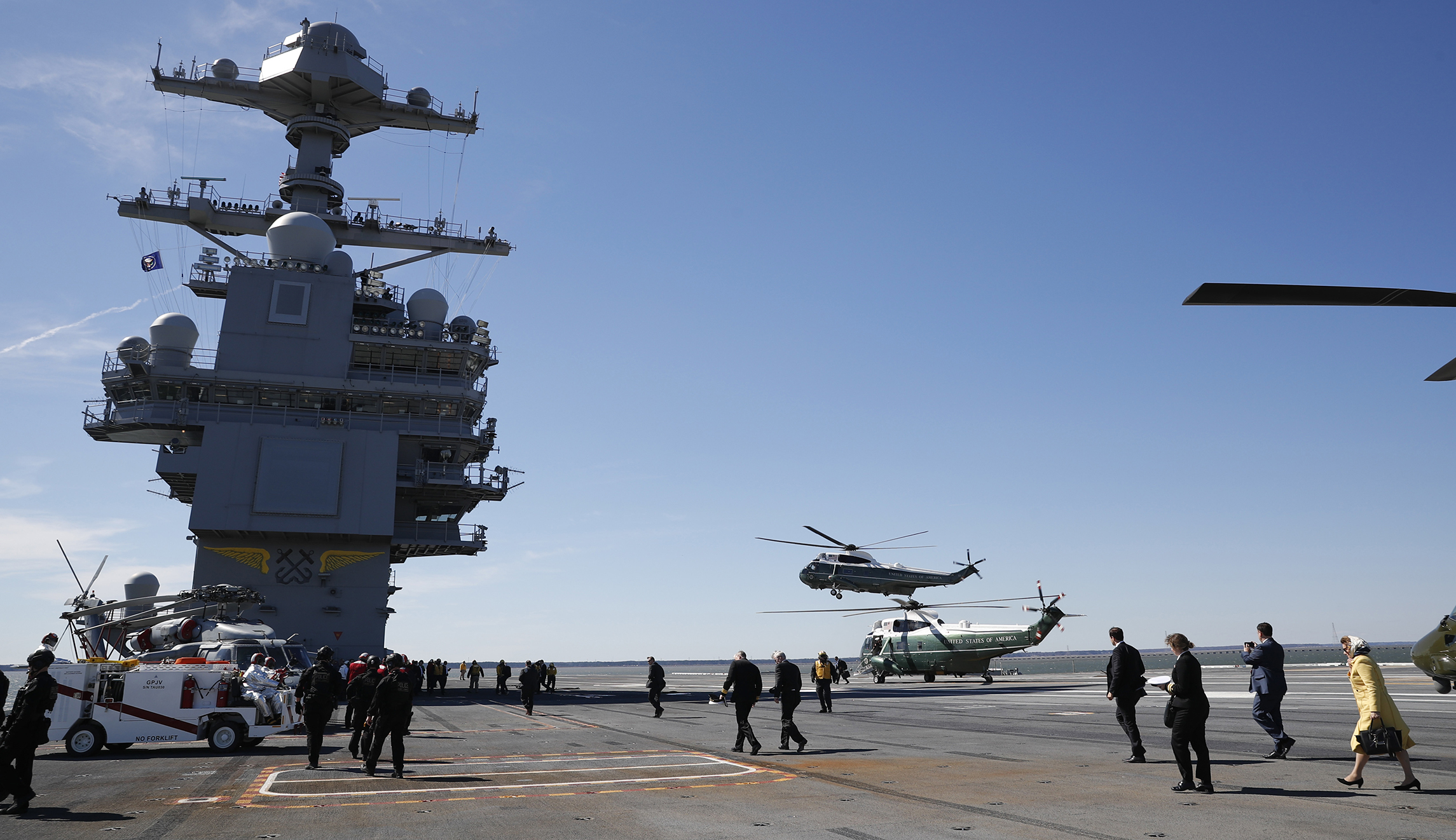 Hugh Hewitt is wrong. A naval buildup won’t automatically help Trump