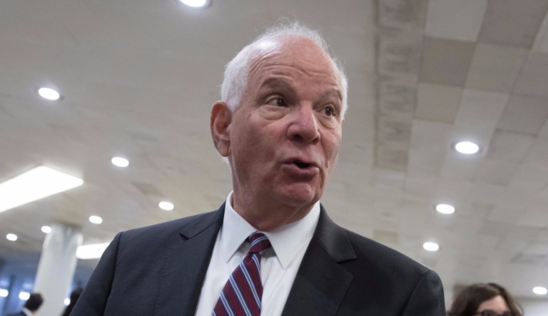 Sen. Ben Cardin, D-Md., on Sunday had words of praise for the Trump administration's handling of North Korea at the U.N., but less kind words for the administration's handling of Israel. (AP Photo/J. Scott Applewhite)