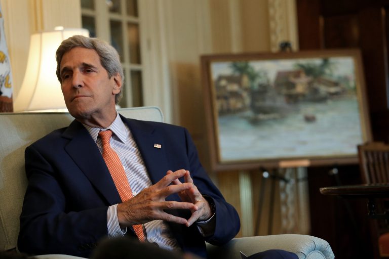 One report pressed State spokesman John Kirby on how Secretary of State John Kerry could have said the IAEA's inspection regime for Iran could be seen as 