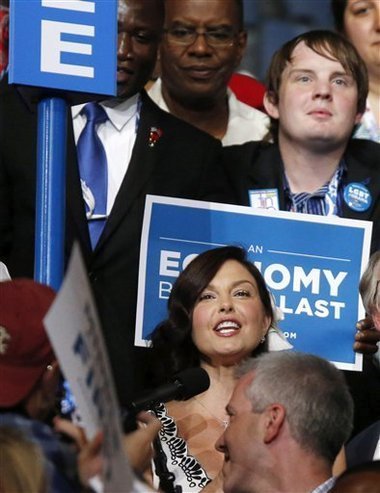 Ashley Judd speaks for the Tennessee delegation at the Democratic National Convention in Charlotte, N.C.  (AP Photo/Jae C. Hong, File)