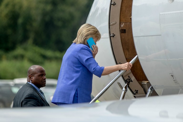 Reporters will soon be allowed to accompany Hillary Clinton on her campaign plane. (AP Photo/Andrew Harnik)