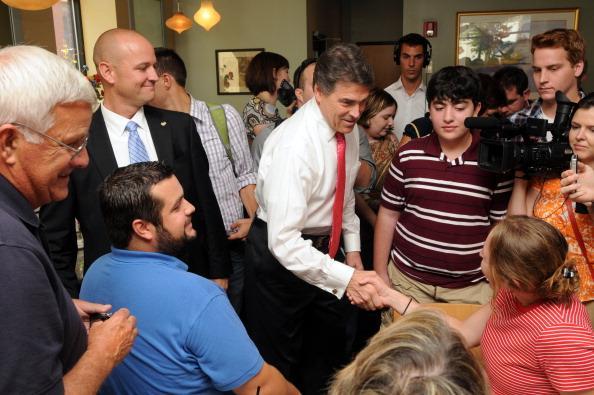 Rick Perry on creationism vs. evolution