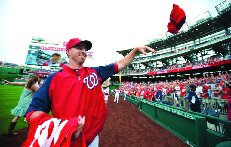 Manuel Balce Ceneta/AP
The Nationals' Adam LaRoche, who led major league first basemen in home runs with 33, won his first Silver Slugger Award.