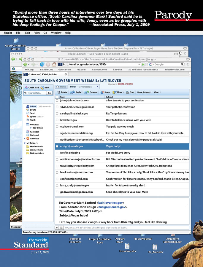 Mark Sanford’s inbox