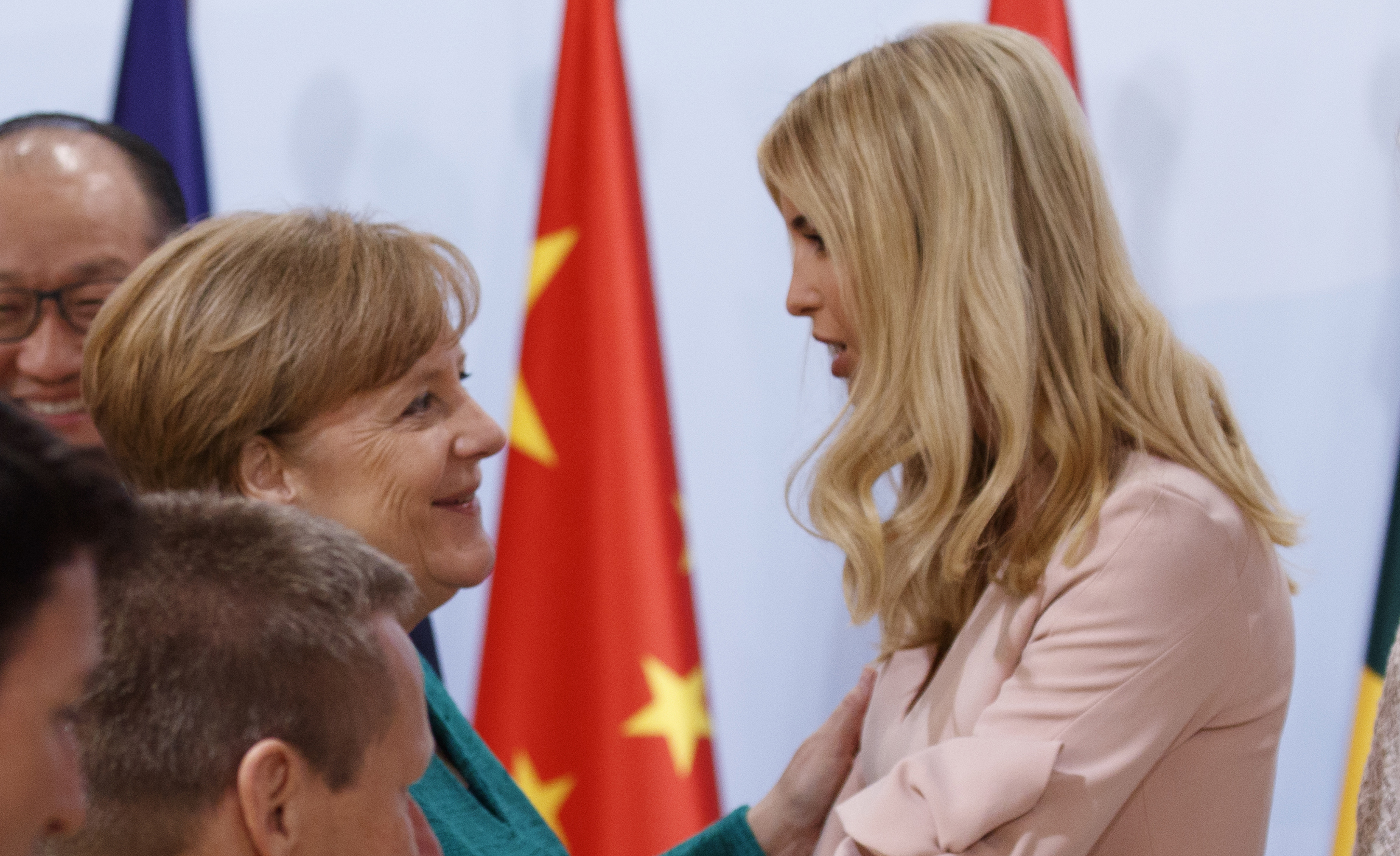 Angela Merkel offers defense of Ivanka Trump for sitting in for her father at G-20 summit