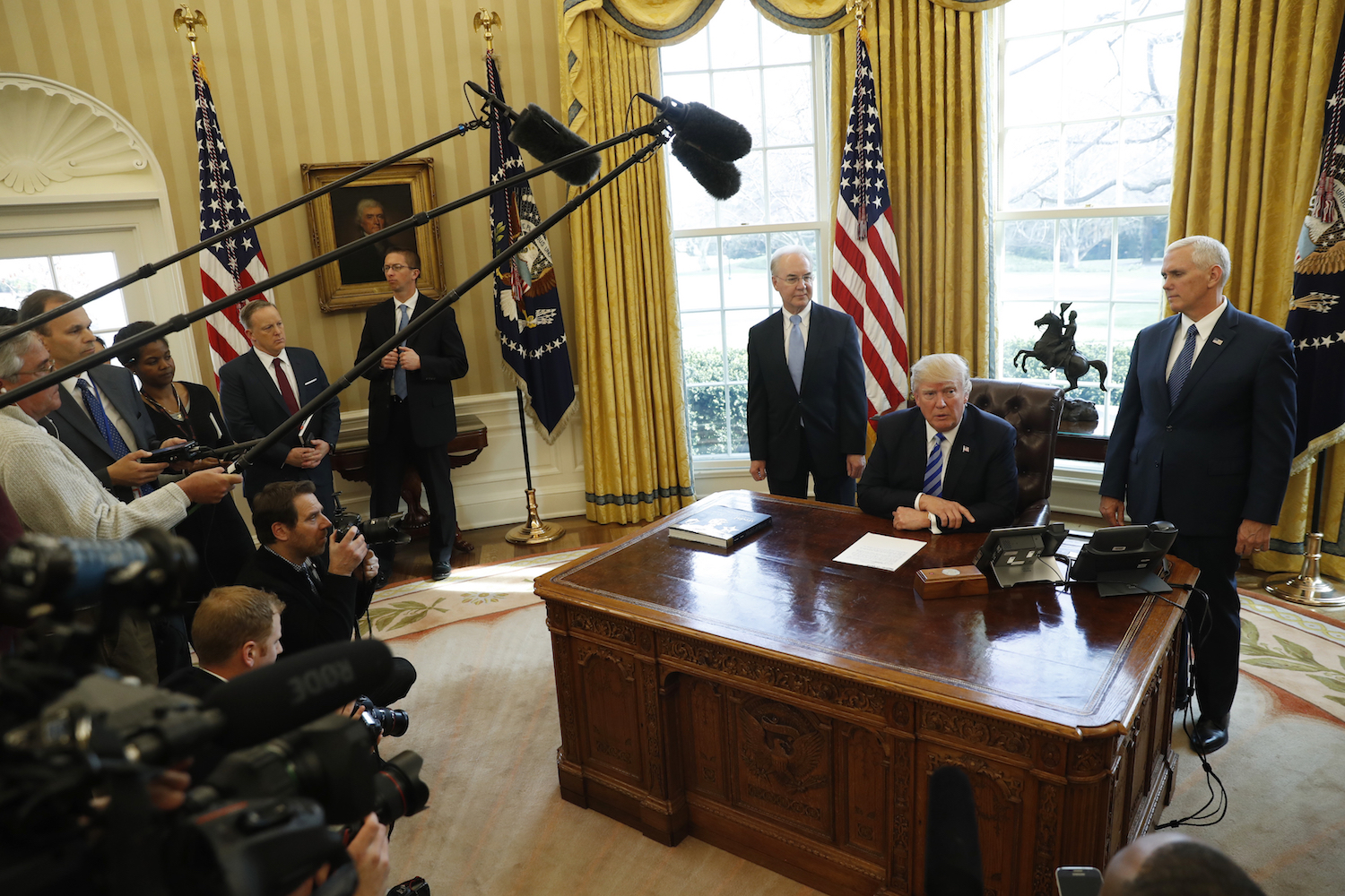 Is Trump’s biggest first 100 day accomplishment muting the media?