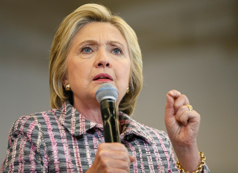 Presumptive Democratic nominee Hillary Clinton said that the U.S. needs to reinstate the expired assault weapons ban in the wake of the Orlando shooting. (AP Photo/John Locher)