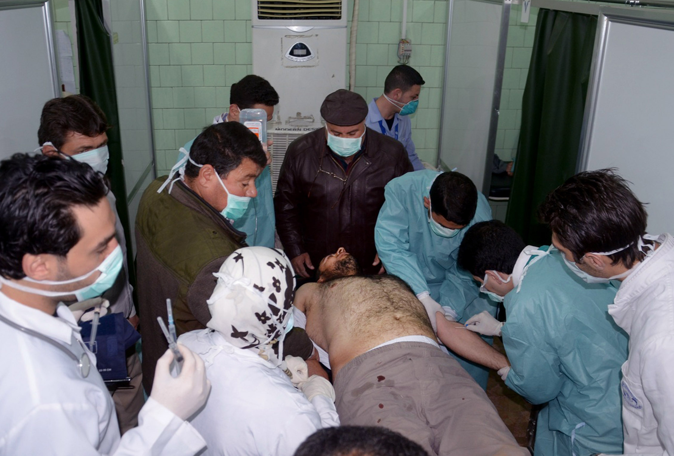 Pattern seen in alleged chemical arms use in Syria