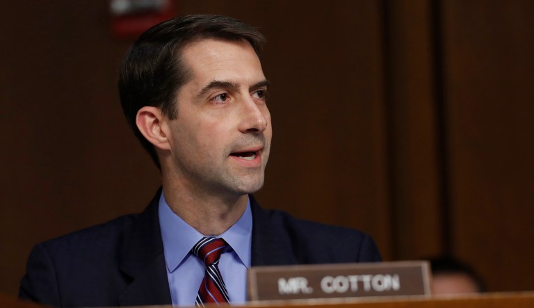 Arkansas Republican says he will use the Congressional Review Act to try to undo the rule banning arbitration in contracts for bank accounts and credit cards. (AP Photo/Alex Brandon)
