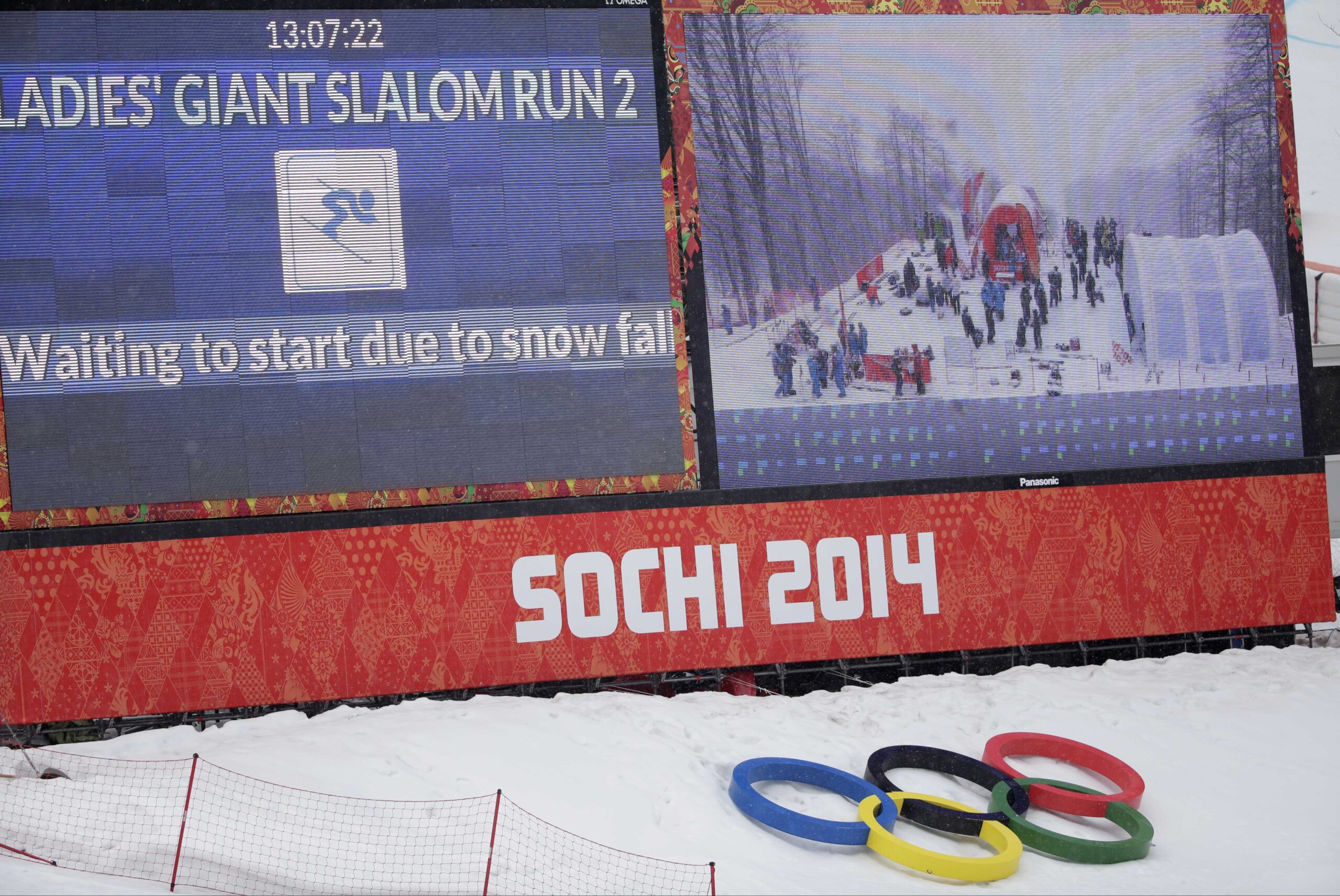 SOCHI SCENE: Delayed by … snow