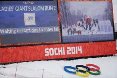 SOCHI SCENE: Delayed by … snow