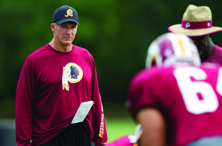 Washington Redskins defensive coordinator Jim Haslett spoke to the media Wednesday about the three rookie defensive backs and what to expect at safety. (AP Photo/Evan Vucci)