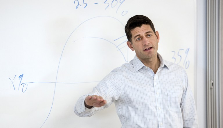 House Speaker Paul Ryan said Republicans are moving with 