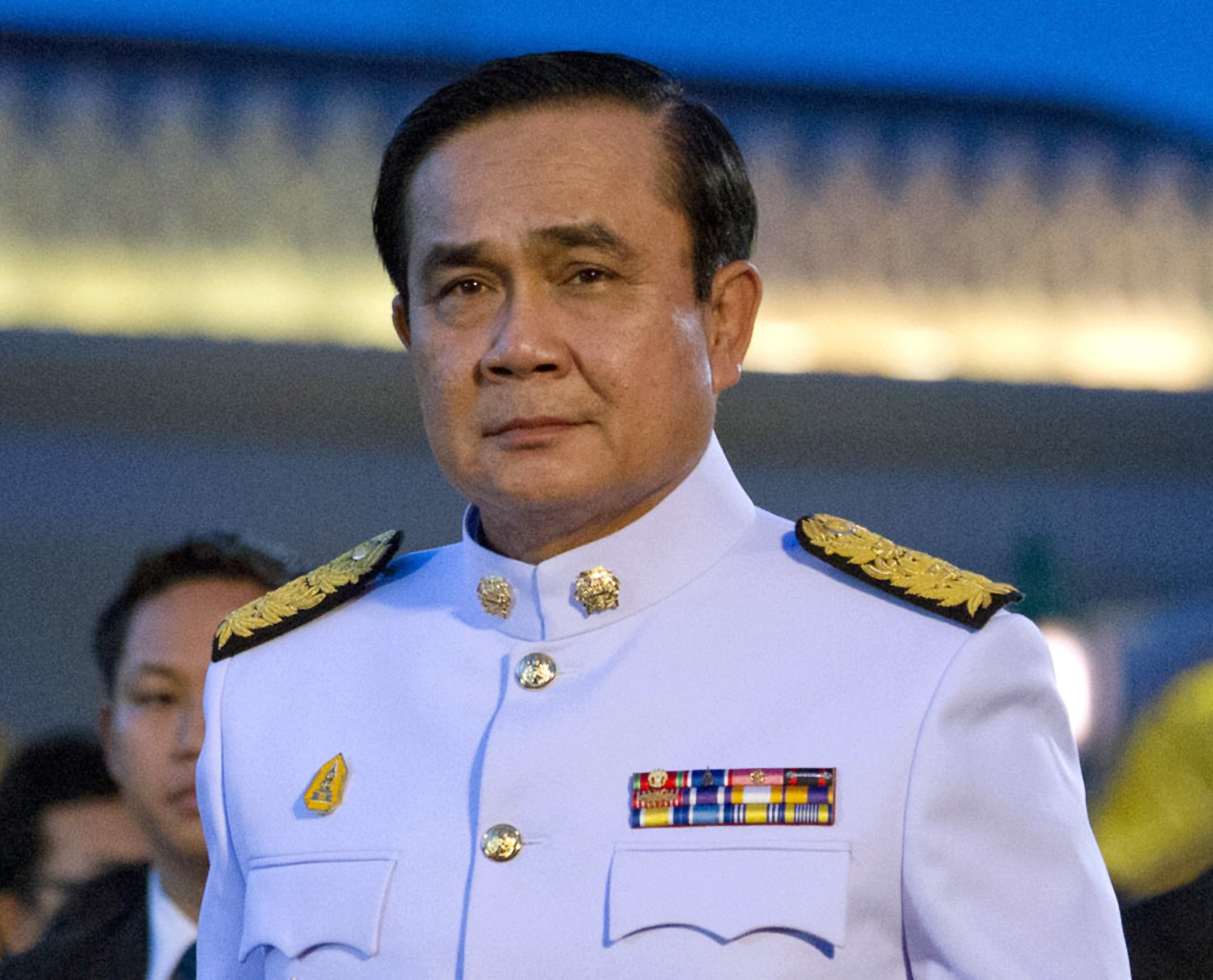 Thai coup leader visits Myanmar on 1st trip abroad