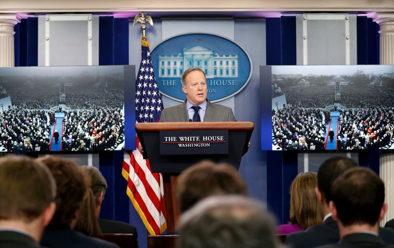 White House press secretary Sean Spicer said, 