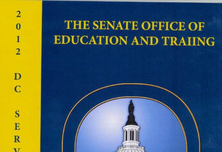 Oops: Typo on Senate education guide