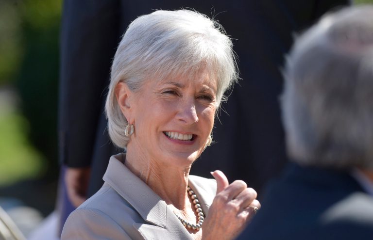 Former HHS Secretary Kathleen Sebelius endorsed Hillary Clinton on Monday. (AP Photo/Susan Walsh)