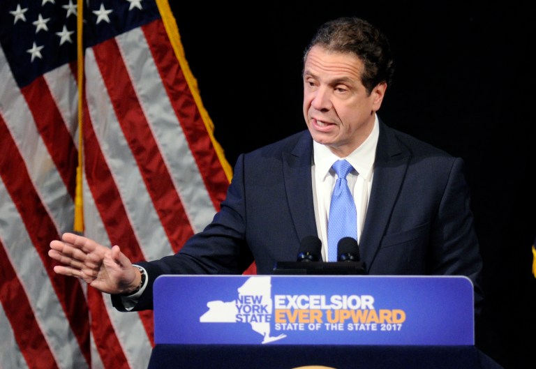 Cuomo buried the proposal on the second-to-last page of his 351-page 