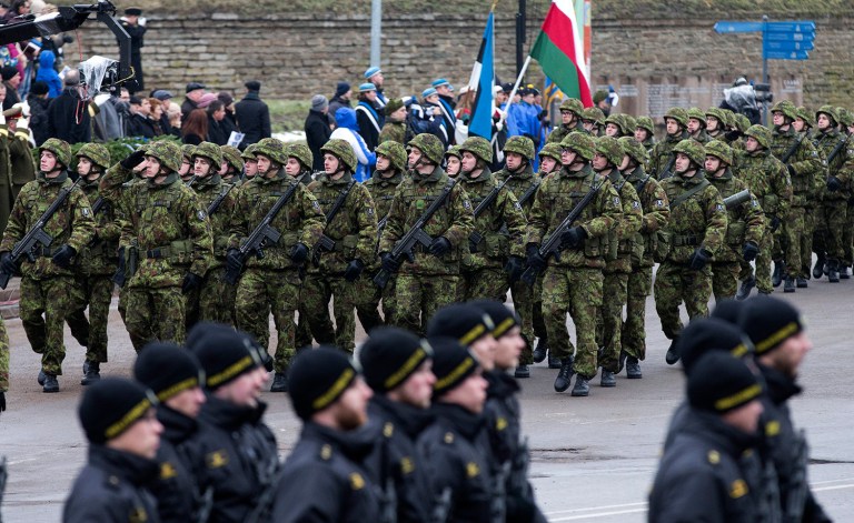 President Toomas Hendrick Ilves said that Estonia is one of only five NATO allies that meets the defense goal. (AP Photo/Liis Treimann)