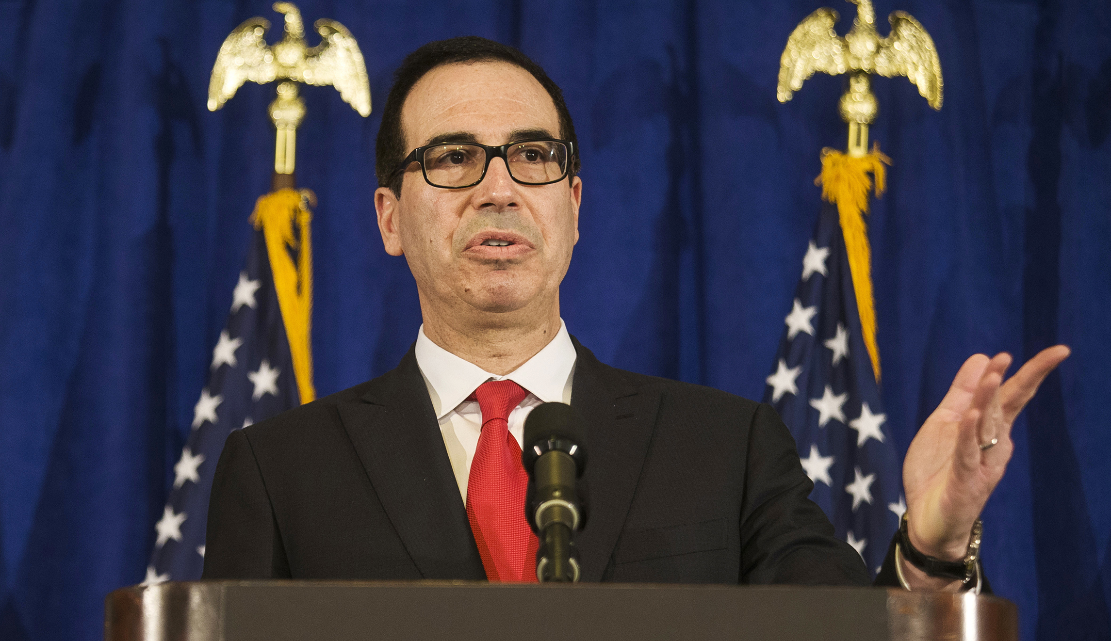 Steven Mnuchin: ‘I don’t have any reason to think’ Trump will fire Mueller